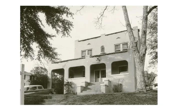 The earliest known Epsilon Zeta chapter house, captured in archival photography