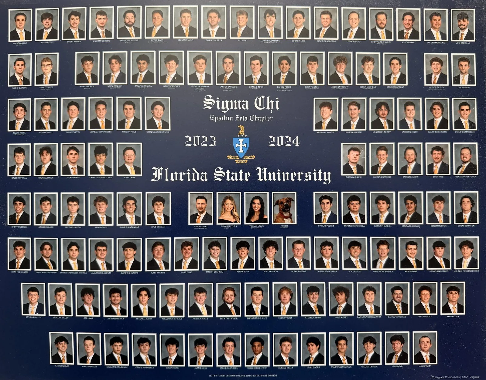 Sigma Chi at Florida State recruitment week, brothers welcoming prospective members