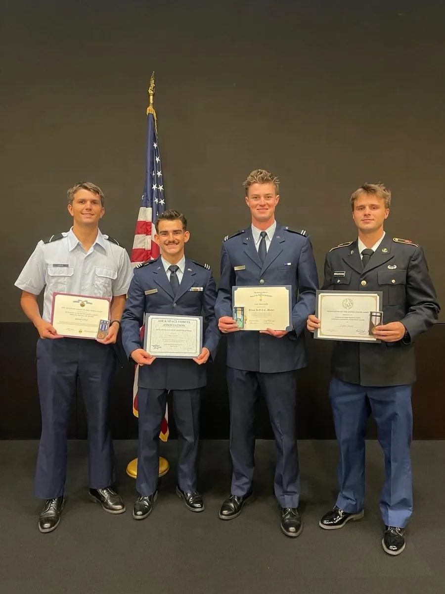Sigma Chi brothers recognized for outstanding ROTC leadership at Florida State